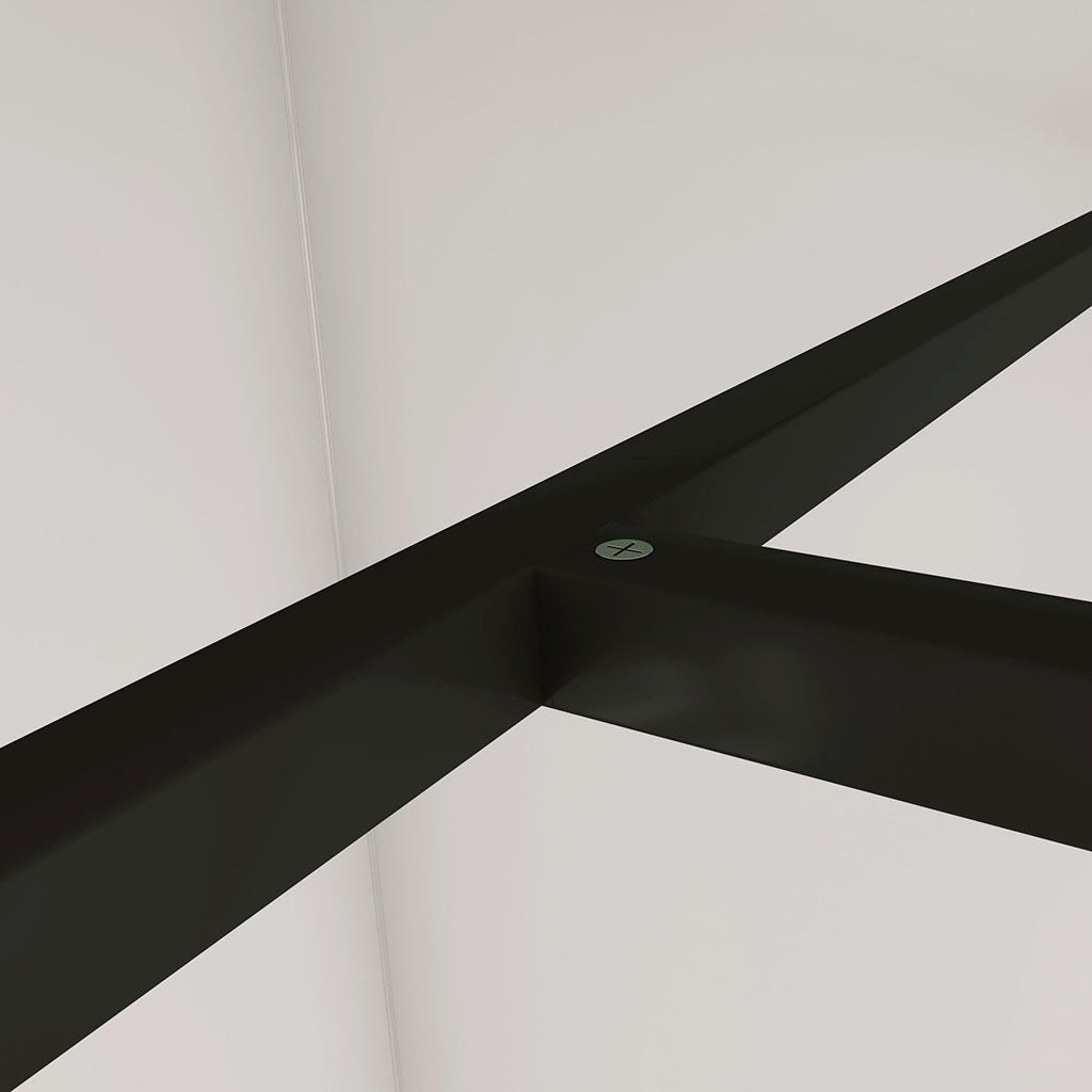 10mm glas Walk In als Eckdusche 900+800 mit Stabilisationsstange 1400mm für badezimmer