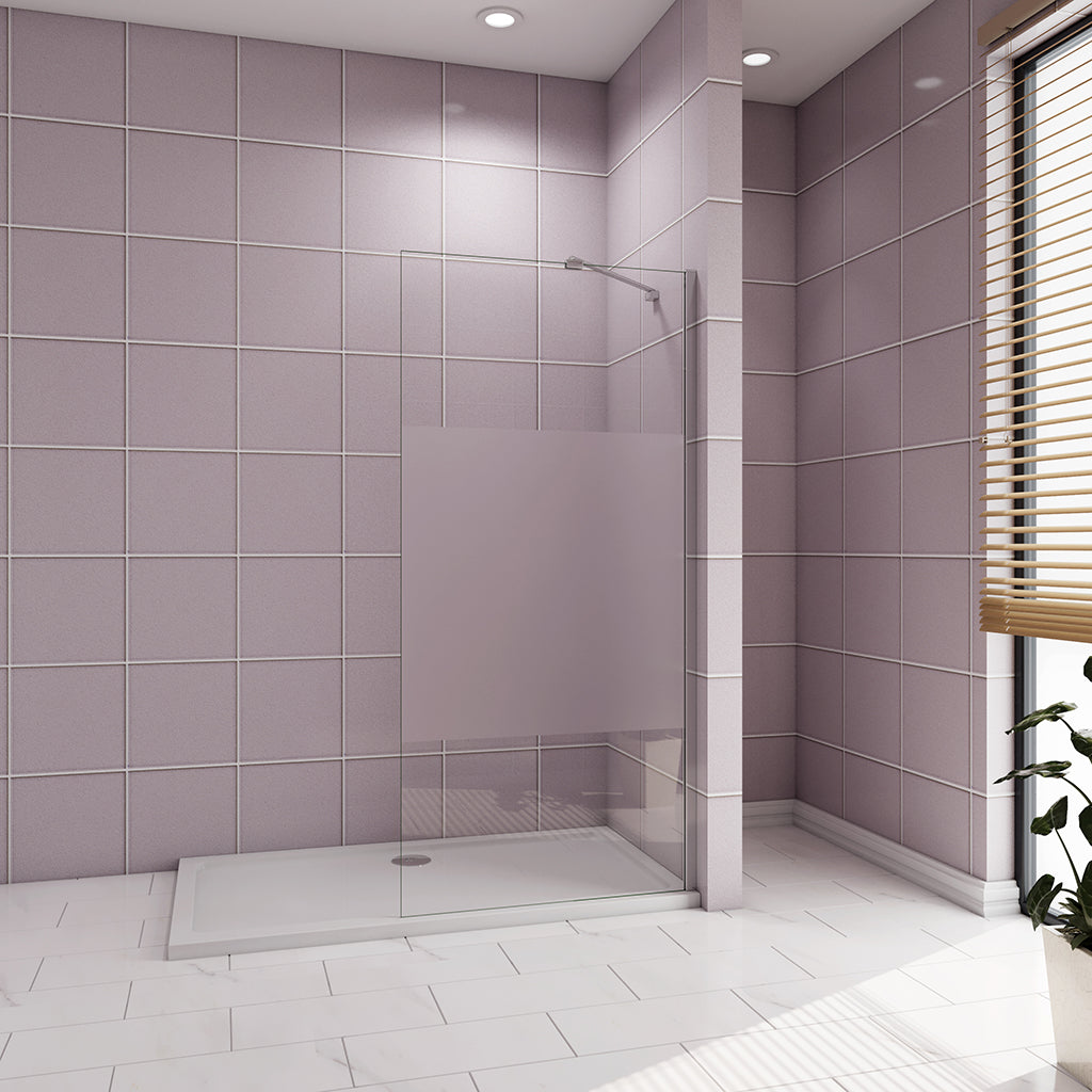 110 H.200 cm Walk in Duschwänd mit Stabilisationsstange 45cm badezimmer ideen