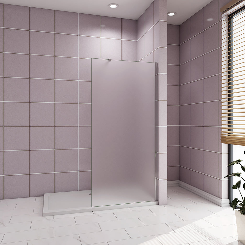 1100 H.2000 mm Glasduschwand 10mm Walk in Duschwand mit Stabilisationsstange 730-1200mm für badezimmer