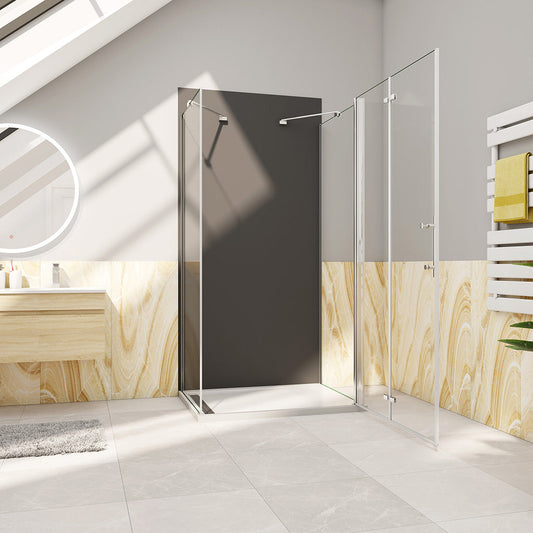 1100x800 H.1850 mm U-Form Dusche Falttür badezimmer ideen