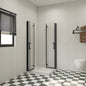 1100x900 H.1850 mm Falttür Eckeinstieg Duschtasse für badezimmer