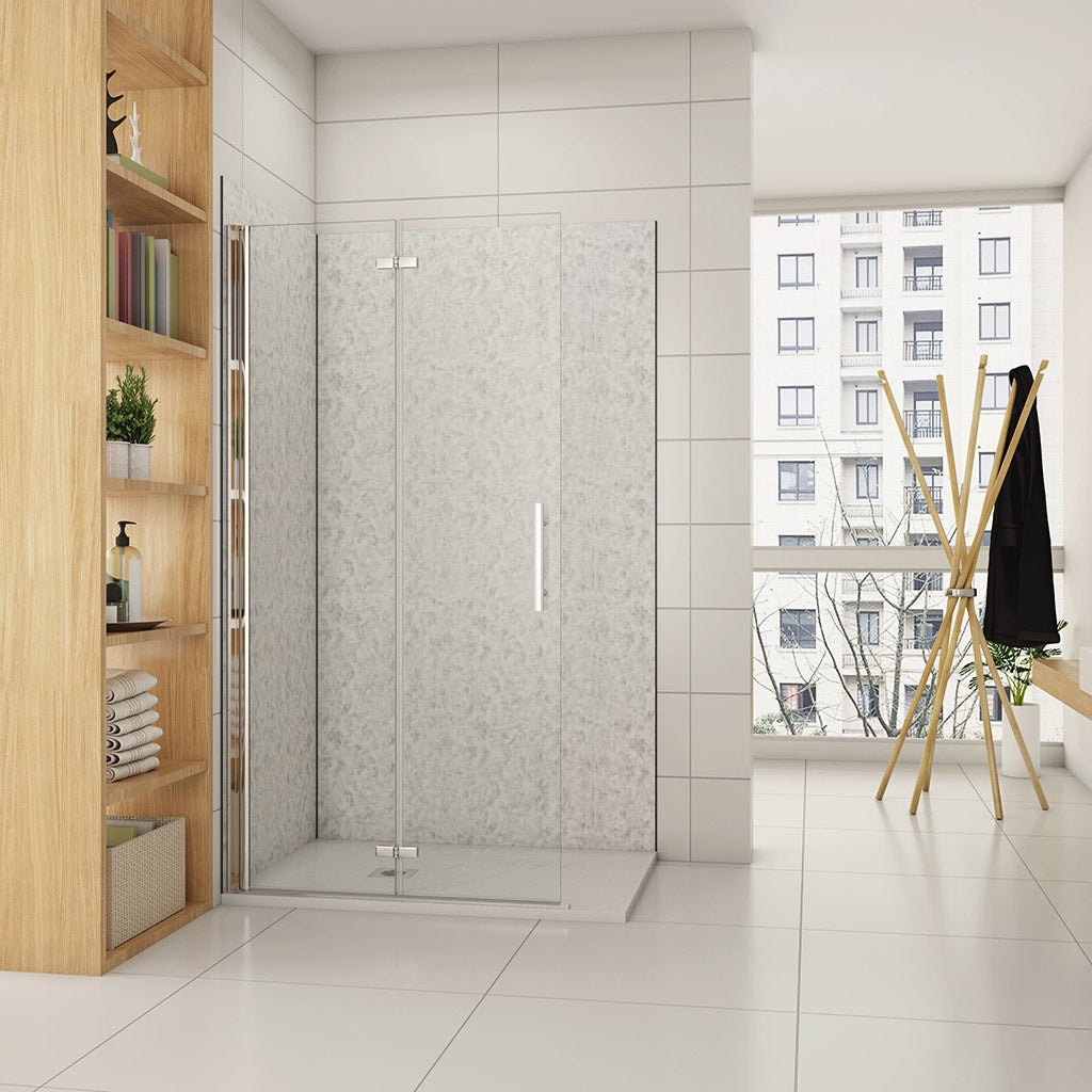 116 H.195 cm Falttür Walk in dusche