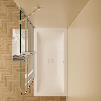 120 H 140 cm Badewannenaufsatz dusche für badezimmer