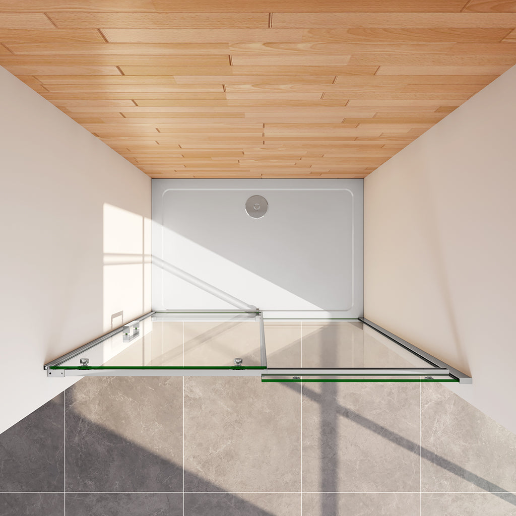 120 H.195 cm Schiebetür Duschtasse 120x70cm für badezimmer
