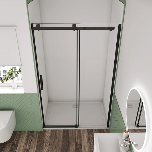120 H 200 cm Schiebetür Duschtasse 120x70cm badezimmer ideen