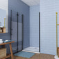 1200 H.1950 mm Falttür Schutzfolie Nischentür Duschtasse 1200x760mm badezimmer ideen