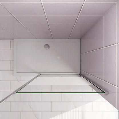 1200 H.2000 mm Walk in Duschwänd mit Stabilisationsstange badezimmer ideen