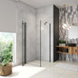 1200x1000 H.1850 mm Glasduschwand Falttür mit Seitenwand für badezimmer