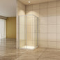 1200x800 H.1850 mm Schiebetür grauweiss Eckeinstieg badezimmer ideen