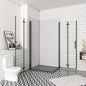 1200x800 H.1950 mm Falttür Eckeinstieg für badezimmer