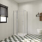 1200x900 H.1950 mm Drehtür mit Seitenwand dusche