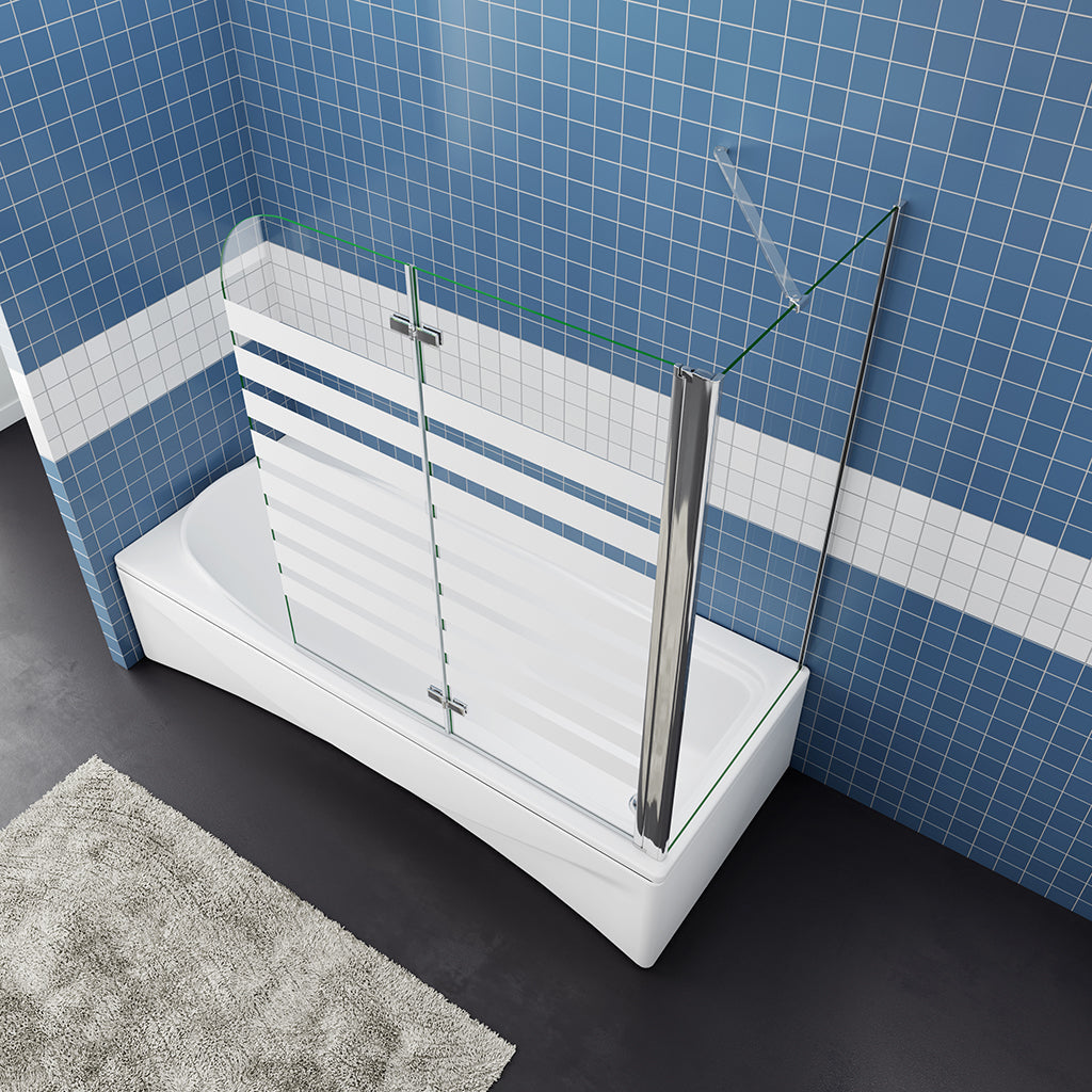 120x75 H 140 cm Duschabtrennung Badewannenaufsatz Seitenwand VS2EYR P für badezimmer