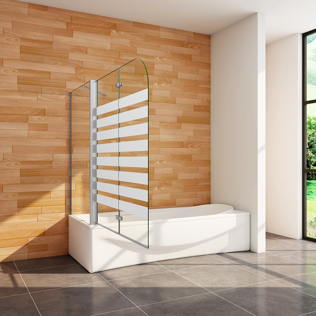 120x80 H 140 cm Duschabtrennung Badewannenaufsätz Seitenwand VS2EYL P für badezimmer