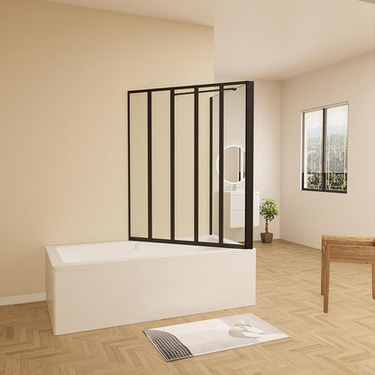 120x80 H 140 cm Duschabtrennung Badewannenaufsatz Seitenwand dusche