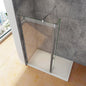 1300+400 H.2000 mm Walk in Duschwand mit Schwenkbar Stabilisationsstange 1400mm dusche badezimmer ideen