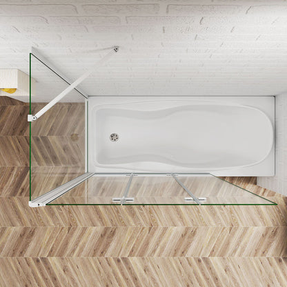 1300x700 H 1400 mm Duschabtrennung Badewannenaufsätz Seitenwand badezimmer ideen