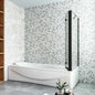 1300x750 H 1400 mm Duschabtrennung Badewannenaufsätz Seitenwand dusche für badezimmer