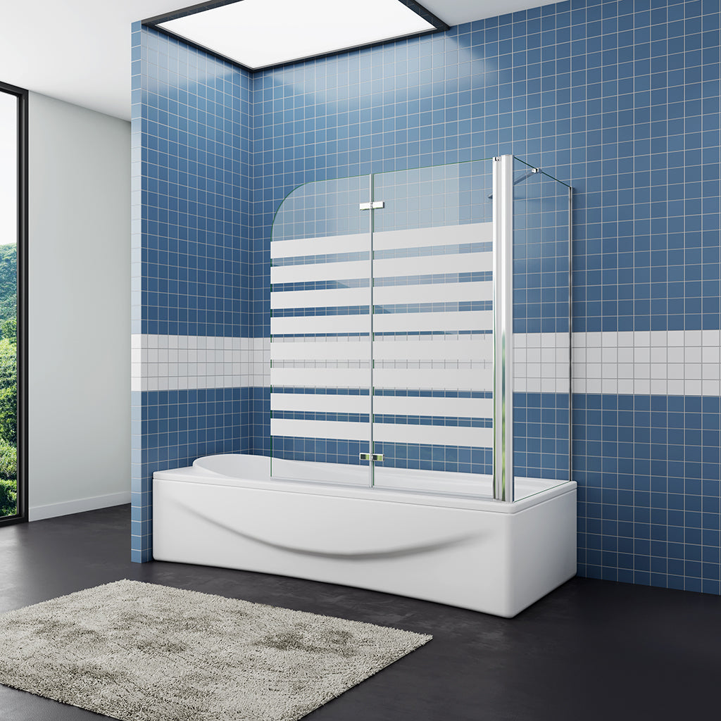 140 Höhe Duschabtrennung Badewannenaufsatz 120 Seitenwand 70 cm VS2EYR P badezimmer ideen