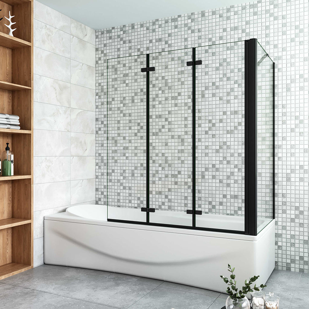 140 Höhe Duschabtrennung Badewannenaufsätz 130 Seitenwand 70 cm dusche für badezimmer