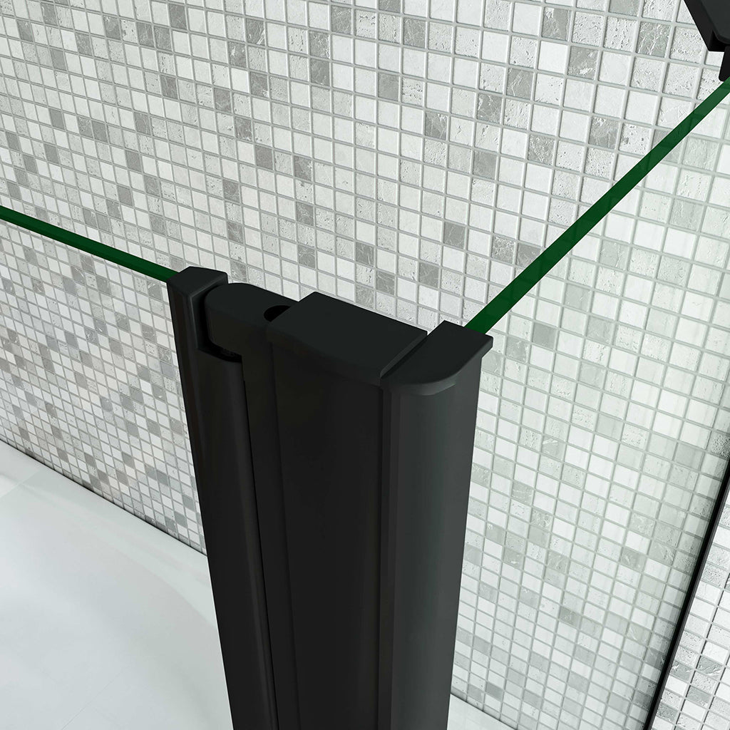 140 Höhe Glasdusche Duschabtrennung Badewannenaufsatz duschwand 90 Seitenwand 70 cm für badezimmer