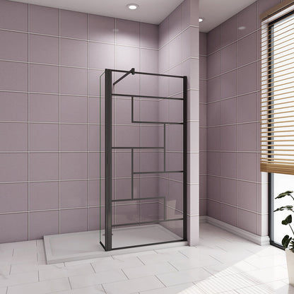 1400+400 H.2000 mm Walk in Duschwänd mit Schwenkbar Stabilisationsstange 900mm für badezimmer