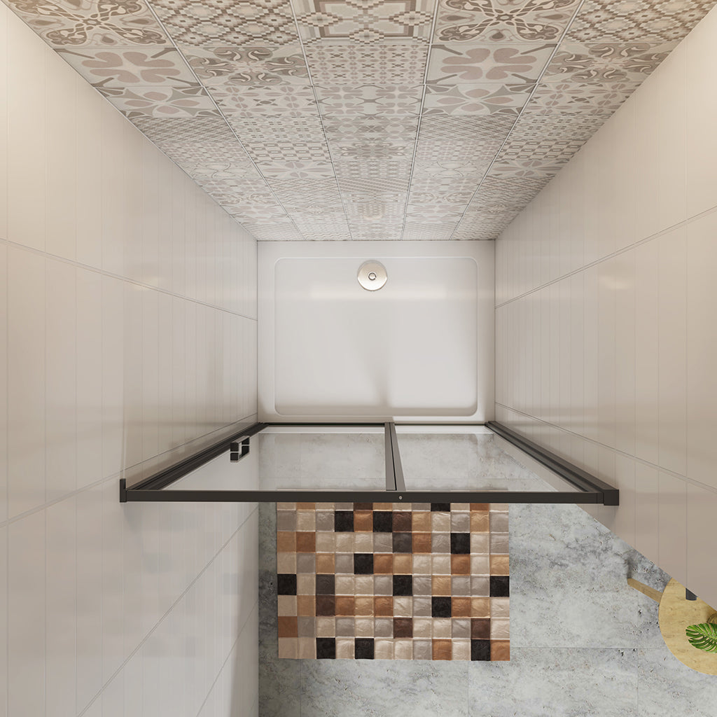 1400 H.1850 mm Drehtür Nischentür Duschtasse 1400x760mm Ablaufgarnitur für badezimmer
