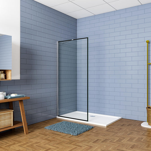 1400 H.2000 mm Glasdusche Walk in Duschwand mit Stabilisationsstange 500mm für badezimmer