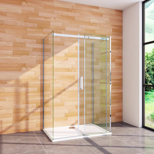 1400x800 H.1950 mm Schiebetür U Form für badezimmer