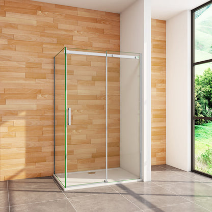 1400x900 H.1950 mm Schiebetür mit Seitenwand Duschtasse für badezimmer