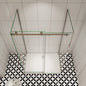 155x90 H.195 cm Schiebetür U Form für badezimmer