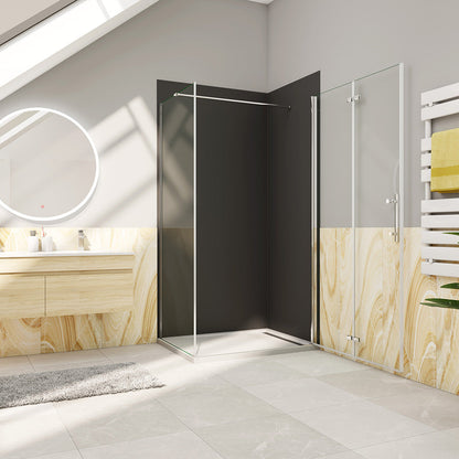 195 Höhe Falttür 70 mit Seitenwand 76 cm Wandverkleidung badezimmer ideen