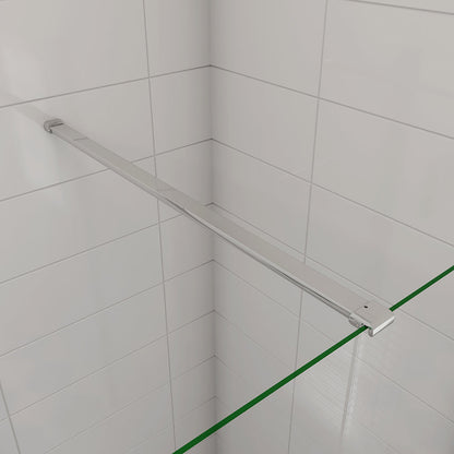 195 Höhe Glasdusche Drehtür 100 mit Seitenwand 80 cm Duschwanne