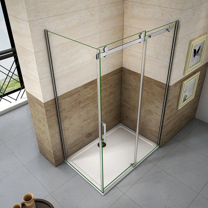 195 Höhe Schiebetür 135 mit Seitenwand 70 cm für badezimmer