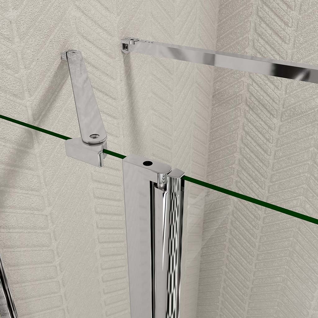 1950 Höhe Drehtür 900 Seitenwand 900 mm für badezimmer