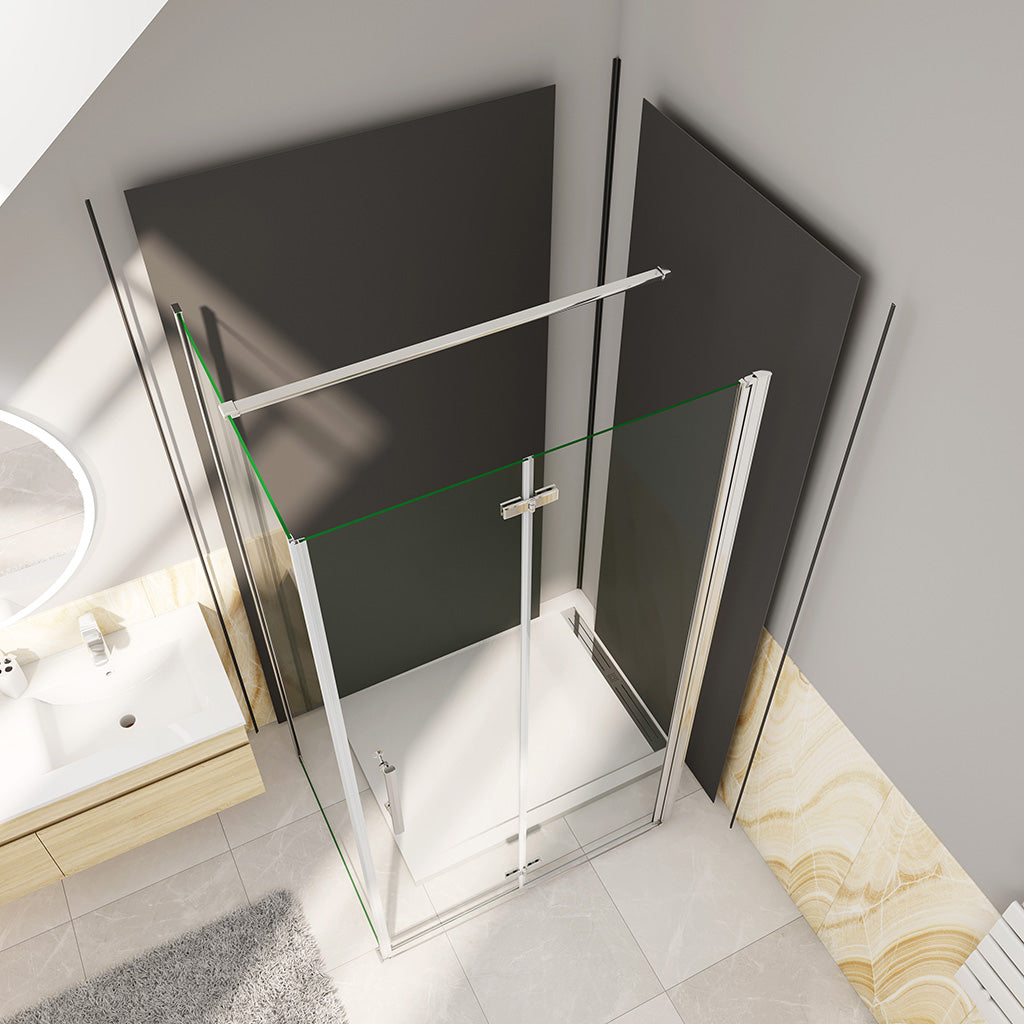 1950 Höhe Falttür 700 mit Seitenwand 760 mm Wandverkleidung badezimmer ideen