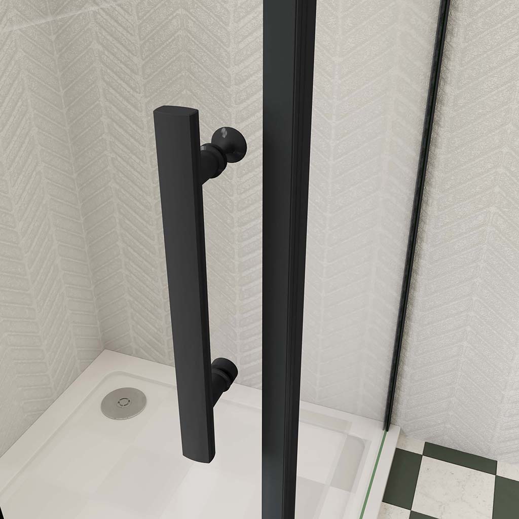 1950 Höhe Falttür duschtür 700 mit Seitenwand 760 mm für badezimmer