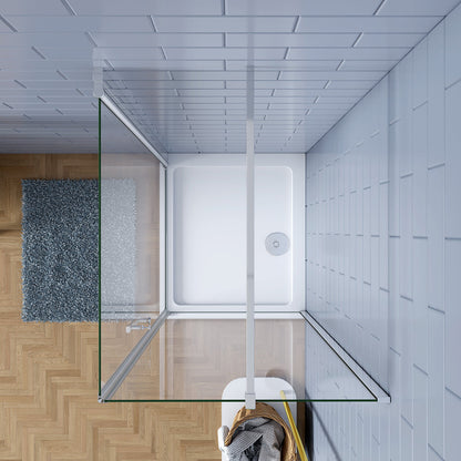 197 Höhe Drehtür 80 mit Seitenwand 70 cm Duschtasse