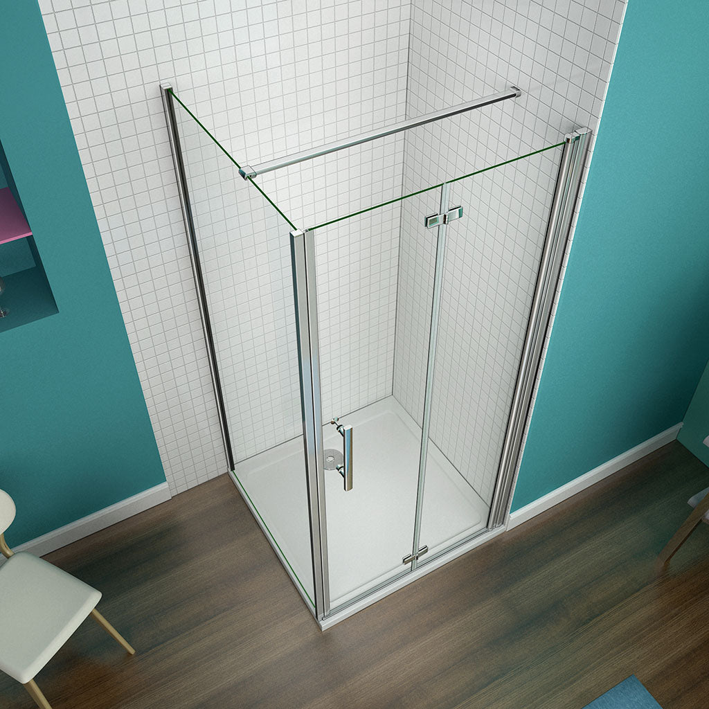 197 Höhe Falttür 100 mit Seitenwand 100 cm für badezimmer