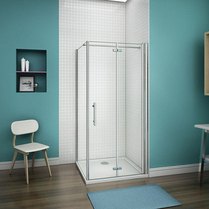197 Höhe Falttür 90 mit Seitenwand 76 cm Duschtasse für badezimmer