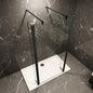 30+30+30 H.200 cm Walk In Duschabtrennung 2xSeitenpaneel mit Stabilisationsstange 90cm badezimmer ideen