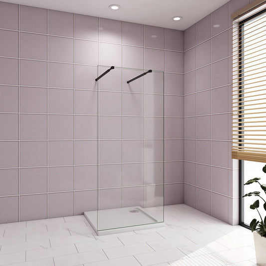 377 H.2000 mm Walk in Duschwänd mit 2xStabilisationsstange 730-1200mm badezimmer ideen