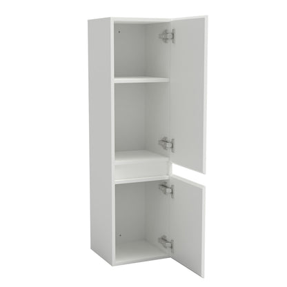 Hochschrank 110 cm hoch Hängeschrank Softclose Weiß-B