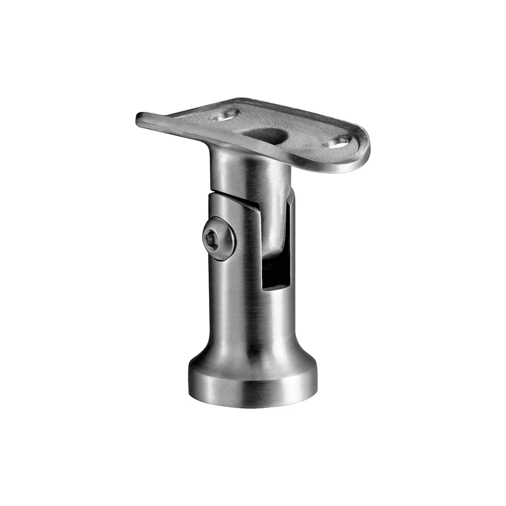 OZEAN Treppengeländer Edelstahl mit 3 Querstreben | 80 - 200 cm | 1,8mm Wandstärke Bodenmontage Silber