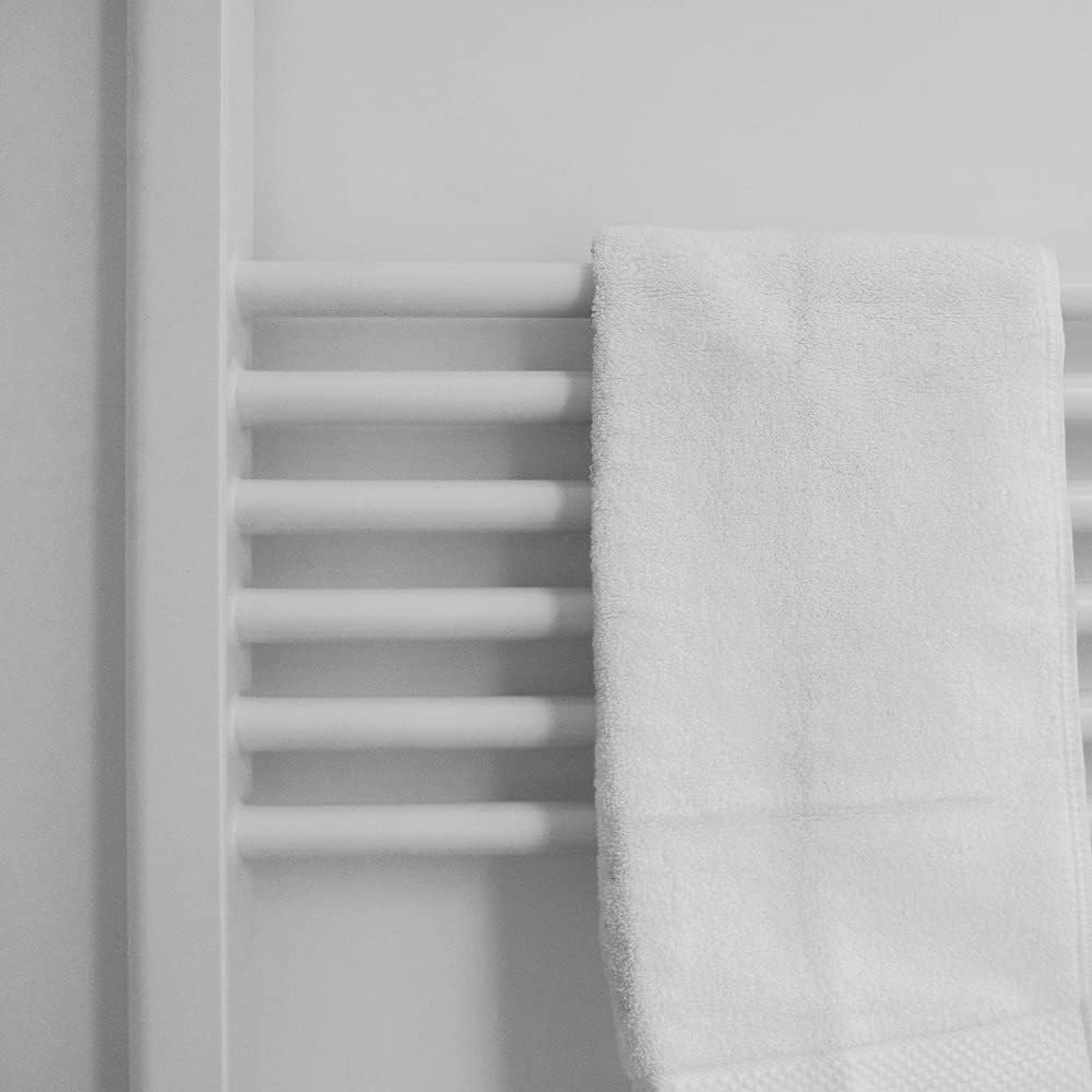 1400x500mm BadHeizkörper Handtuchhalter Handtuchtrockner Gerade Weiß Seitenanschluss