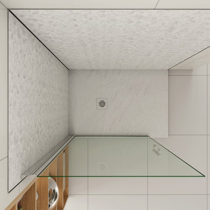 660 H 1970 mm Drehtür Walk in für badezimmer
