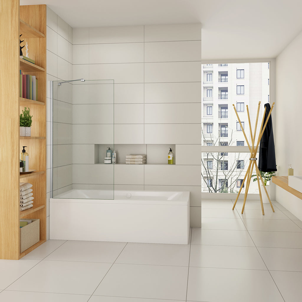 70 H 140 cm Glasdusche Badewannenseitenwand für badezimmer