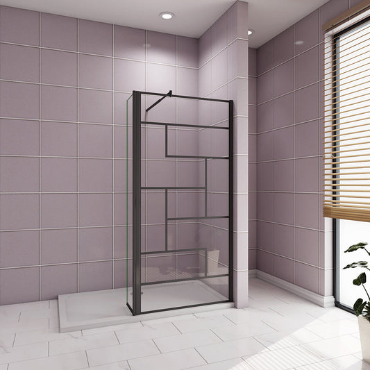 700+400 H.2000 mm Walk in Duschwand mit Schwenkbar Stabilisationsstange 700-1200mm für badezimmer