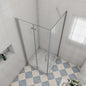 700x700 H.1850 mm Falttür mit Seitenwand dusche für badezimmer