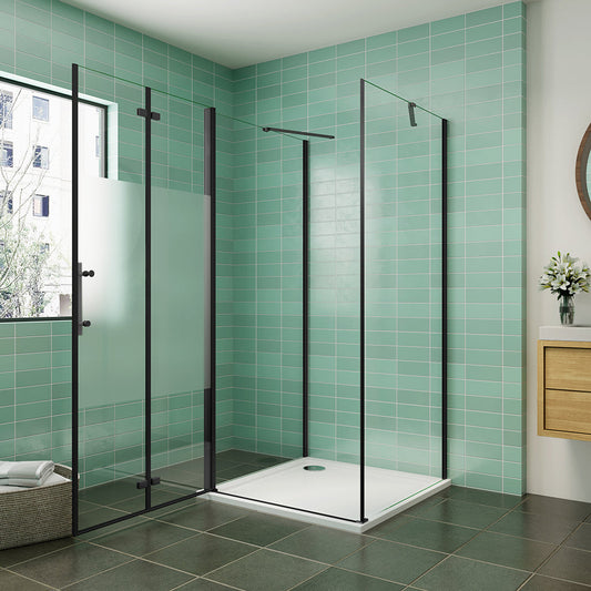 700x700 H.1950 mm U Form Dusche Falttür Schutzfolie für badezimmer