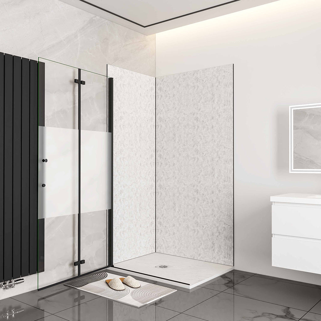 72 H.195 cm Falttür Walk in Schutzfolie für badezimmer